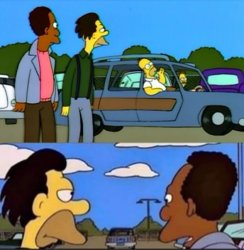 Homer car Meme Template