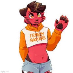 Femboy furry Meme Template