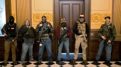 Trump Terrorists - Militia seek to overthrow government Meme Template