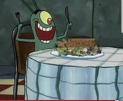 Plankton Holographic Meatloaf My Favorite Meme Template