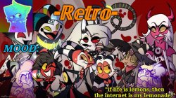 Retro's Helluva Boss Announcement Template Meme Template