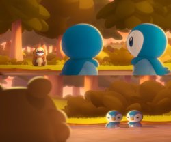 piplup stare Meme Template