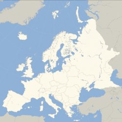 Europe Test Map Meme Template