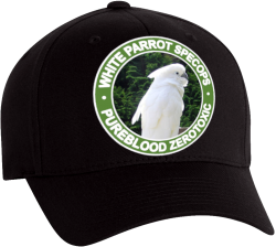 White Parrot Black Hat Meme Template