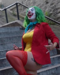 Joker Cosplay by Veronica Fett (Rae) Meme Template