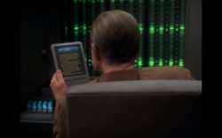 Close Up Rear View Odo Reading A Padd. Meme Template