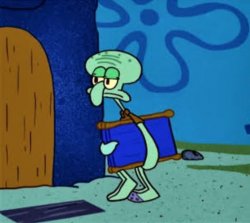 Squidward2 Meme Template