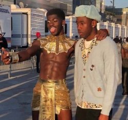 Lil Nas X and Tyler the Creator Meme Template