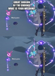 Great Shogun Meme Template