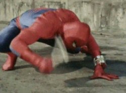 Spiderman with Hammer Meme Template