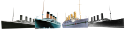 Titanic, Olympic, Britannic and Lusitania Meme Template