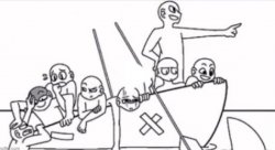 boat with 8 people Meme Template