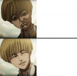 aot Yelena face Meme Template