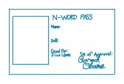 N-Word Pass Meme Template