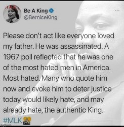 MLK was hated Meme Template