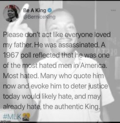 MLK was hated Meme Template