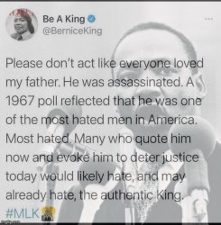 MLK was hated Meme Template