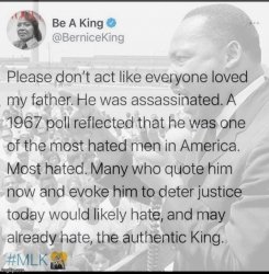 MLK was hated Meme Template