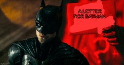 Fan mail for Batman Meme Template