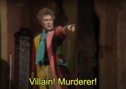 Villain! Murderer! Meme Template
