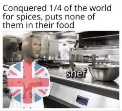 British shef Meme Template
