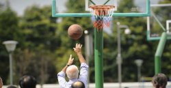 Joe biden basketballing Meme Template