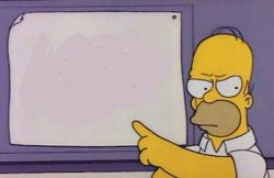 Homer Blank Card Meme Template