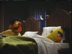 Ernie & Bert in Bed Meme Template