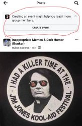 I had a killer time at the Jim Jones music festival Meme Template