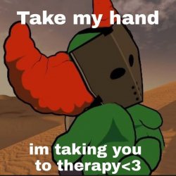 Tricky "take my hand" Meme Template