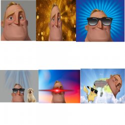 Mr incredibles beccoming canny Meme Template