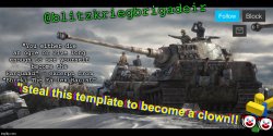 blitz's announcement temp. Meme Template