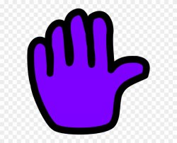 purple hand Meme Template