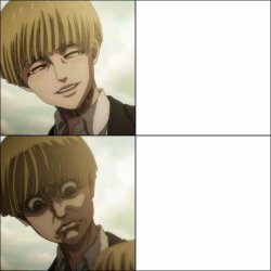 Yelena Attack on Titan Meme Template