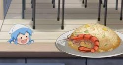 Anime Shrimp Dish Meme Template