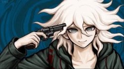 Nagito Playing Russian Roulette Meme Template
