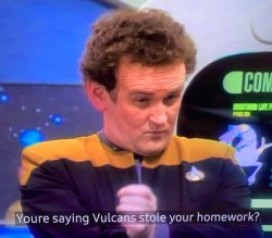 O'Brien Vulcans Stole Homework Meme Template