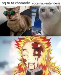 porque tu ta chorando Meme Template