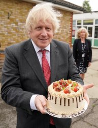 Boris Johnson Burthday Meme Template