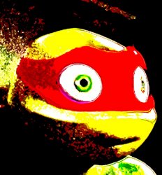 Raphael deepfried Meme Template