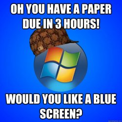 Windows Vista Funny Meme Template
