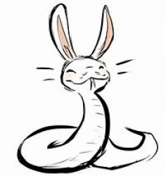 Bunny snek Meme Template