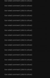 Low rated comments Meme Template