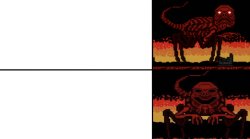 NES Godzilla creepypasta thing Meme Template