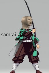 samrai Meme Template