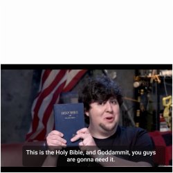 Jontron Bible Meme Template