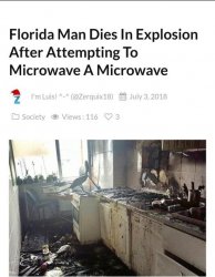 Florida Microwave Meme Template