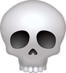 Skull Emoji Meme Template