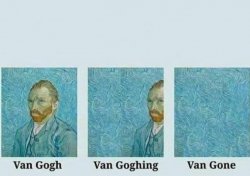 Van gogh van going van gone Meme Template