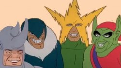 me n the boyz Meme Template